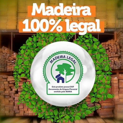 Pátio da Kalé Madeiras com estoque de madeiras em Ubatuba